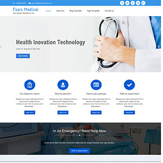 Healthcare Website Development with FSars Medical Pro